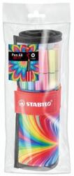 STABILO Rostirón, készlet, 1 mm, felcsavarható, STABILO "Pen 68 ARTY", 25 különbözõ színű (25 db)