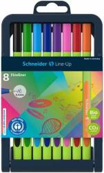 Schneider Tűfilc készlet, 0, 4 mm, SCHNEIDER "Line-Up", 8 különbözõ szín (8 db) (TSCLINEV8)
