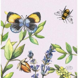 DUNI 197513 Tissue szalvéta, Cheery Butterflies 33x33cm, 3 réteg, 20 darab/csomag