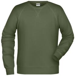 James & Nicholson (Daiber) Férfi kapucni nélküli biopamut felső 8022 - Olív | 5XL (1-8022-1782781)