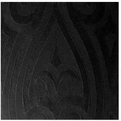 DUNI 168438 Elegance szalvéta, Lily fekete, 40 x 40 cm, 40db/csom