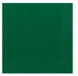 DUNI 2593 Tissue szalvéta, zöld, 3 réteg, 40x40cm, 1/4 hajtott, 125 db/csom