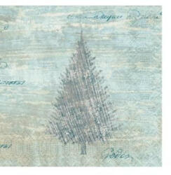 DUNI 194259 Tissue szalvéta, BLUE WINTER, 33x33cm, 3r, 1/4, 10x50 db/krt (K)