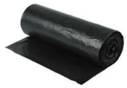 PE szemeteszsák, fekete színű, 25mk, 60x80 cm-es, 45L, 100db/csomag