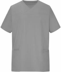 James & Nicholson Férfi sztreccs egészségügyi felső JN3104 - Középszürke | 2XL (1-JN3104-1809922)