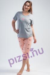 Vienetta Extra méretű halásznadrágos női pizsama (NPI8972 1XL)