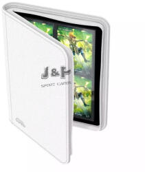 Ultimate Guard Zipfolio 160 XenoSkin cipzáras 8-zsebes prémium portfolió album - Fehér