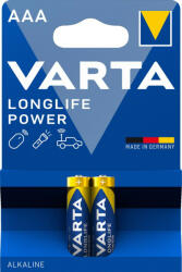 VARTA Longlife Power mikro/ AAA/ LR03 elem - l-m-s - 380 Ft