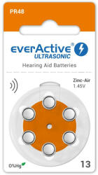everActive Ultrasonic 13 hallókészülék elem PR48