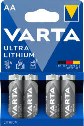 VARTA Ultra Lithium ceruza/ AA/ LR06 elem, 4 db (6106301404)