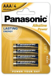 Panasonic Alkaline Power AAA, 4 db (PNSAAA)