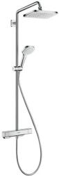 Hansgrohe Coloana dus cu baterie si termostat Hansgrohe Croma E280 1 jet, Cool Contact (27630000GQS1)