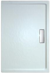 Belform Cadita dus dreptunghiulara acril aspect piatra Belform Celesta Slim 120x80 cm, alb (27CD2011)