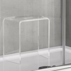 GLASS Scaun dus asimetric Glass, transparent (ACC00TE000000)