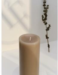 Bougies La Francaise Lumânare cilindrică, diametru 7 cm, înălțime 15 cm - Bougies La Francaise Cylindre Candle Taupe 450 g