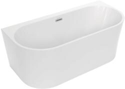 SPATIO Cada freestanding semirotunda Spatio Sola acril 160x75 cm, alb (CP-00330) - germanquality