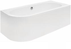 Besco Cada baie pe colt semirotunda asimetrica Besco Avita acril 160x75 cm, varianta dreapta (WAV-160-NP)