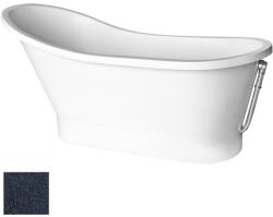 Besco Cada freestanding ovala Besco Gloria Glam compozit 160x68 cm, antracit (graphite) (WMD-160-GLG)