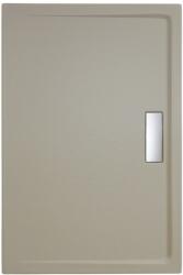 Belform Cadita dus dreptunghiulara acril aspect piatra Belform Celesta Slim 120x80 cm, gri (27CD4011)