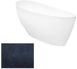 Besco Cada freestanding ovala Besco Keya Glam compozit 165x71 cm, antracit (graphite) (WMD-165-KG)