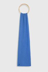 Ralph Lauren gyapjú sál sima - kék Univerzális méret - answear - 36 990 Ft