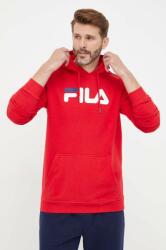 Fila felső piros, férfi, nyomott mintás, kapucnis - piros L