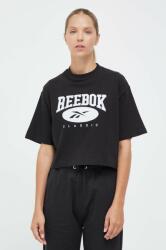 Reebok Classic pamut póló fekete - fekete L