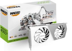 Inno3D GeForce RTX 4060 Ti 16GB TWIN X2 OC WHITE (N406T2-16D6X-178055W)
