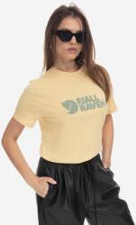 Fjall Raven t-shirt sárga, nyomott mintás, F87310 - sárga XS