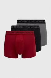 Michael Kors boxeralsó 3 db bordó, férfi - burgundia S