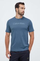 Calvin Klein Performance edzős póló szürke, nyomott mintás - szürke S