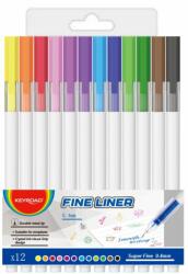 Keyroad Fine Liner tűfilc készlet 0,4 mm 12db (KR972462)