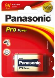Panasonic 9V-6LR61 Pro Power alkáli elem 9V, 1db (PAN6LR61X/1BP)