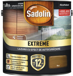 Sadolin Lazură cu efect de autocurățare Sadolin Extreme nuc 2, 5 l