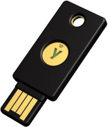 Yubico Biztonsági kulcs NFC - USB-A, támogatja a többfaktoros hitelesítést (NFC), FIDO2 U2F támogatás, vízálló (Security Key NFC)