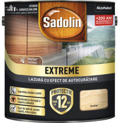 Sadolin Lazură cu efect de autocurățare Sadolin Extreme incolor 2, 5 l