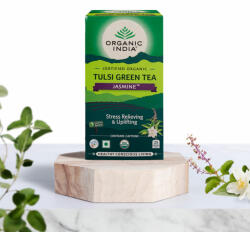 Organic India Tulsi JASMINE GREEN TEA, filteres bio tea, 25 filter - Organic India