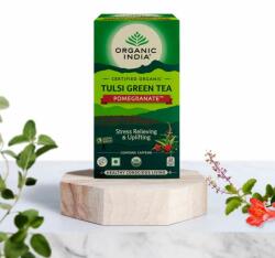 Organic India Tulsi POMEGRANATE GREEN, filteres bio tea, 25 filter - Organic India