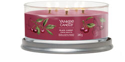 Yankee Candle Black Cherry signature tumbler 5 kanóccal 340 g