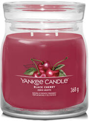 Yankee Candle Black Cherry signature gyertya közepes 368 g