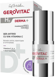 Gerovital - Ser antirid cu 10% Vitamina C Gerovital H3 Derma+, 15 ml