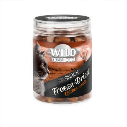  Wild Freedom Wild Freedom la preț de testare! Hrană uscată, umedă, snackuri pisici - liofilizate: Inimi pui (45 g)