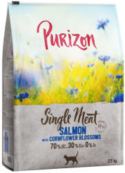 Purizon Purizon Single Meat Somon cu flori de albăstrele - 2, 5 kg