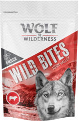 Wolf of Wilderness Wolf of Wilderness Testează: Hrană uscată, umedă, snackuri câini - Snack: Wild Bites High Valley Vită (180g)
