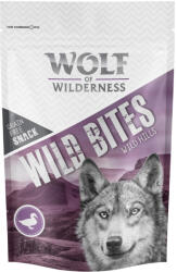 Wolf of Wilderness Wolf of Wilderness Testează: Hrană uscată, umedă, snackuri câini - Snack: Wild Bites Hills Rață (180g)