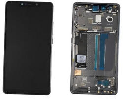  Xiaomi Mi 8 SE (2018) Előlap Keret+LCD Kijelző+Érintőpanel, Szürke, Gray (5601100010B6) Service Pack