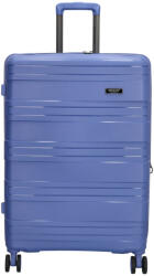 Dugros Valencia lila 4 kerekű bővíthető nagy bőrönd (21132014-L)