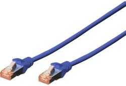 ASSMANN RJ45 Hálózat csatlakozókábel CAT 6 S/FTP 1x RJ45 dugó - 1x RJ45 dugó 0.25 m Kék