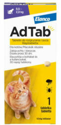 Elanco AdTab 12mg rágótabletta macskák részére (0, 5-2 kg)