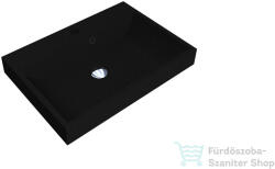 LunArt Atty 600 59, 7x41, 8 cm-es beépíthető öntöttmárvány mosdó, fekete kvarc 5999123005656 (5999123005656)